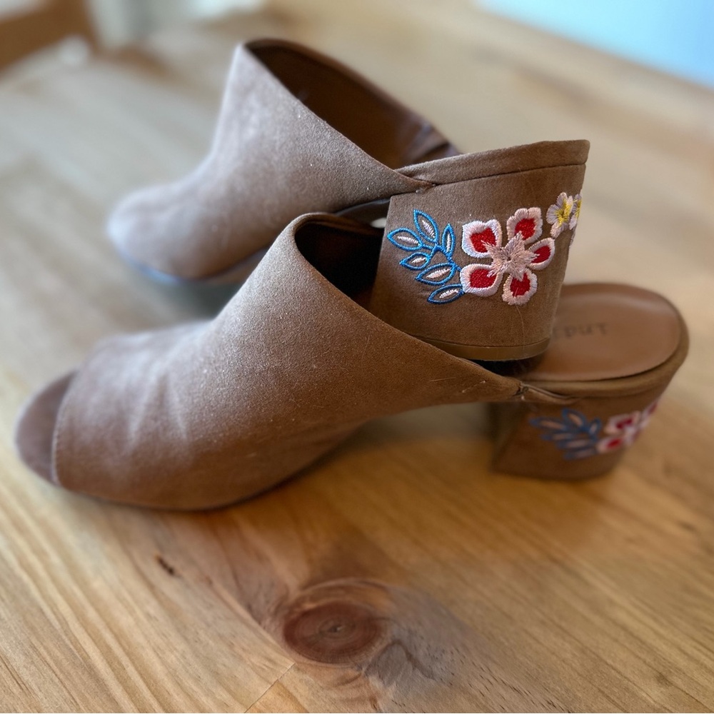 Brown Suede Women's Mules